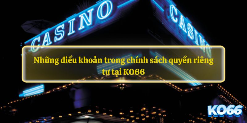 Những điều khoản trong chính sách quyền riêng tư